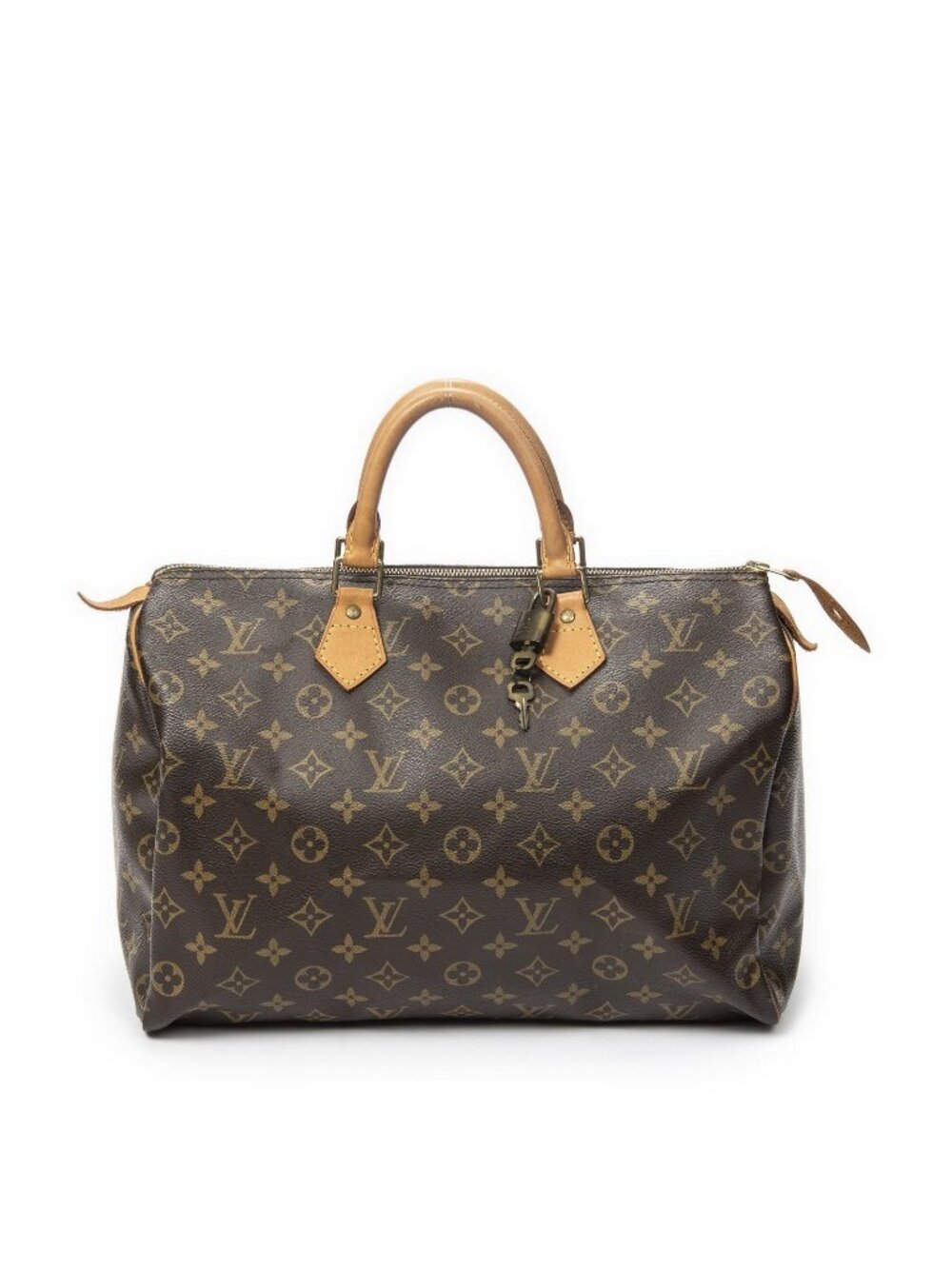 Louis Vuitton Speedy Brown Monogram Canvas Handbag